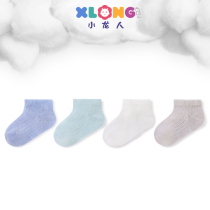 Little dragon baby socks Summer thin new baby Pure Cotton Short Socks Child Summer Boat Socks Boy Girl