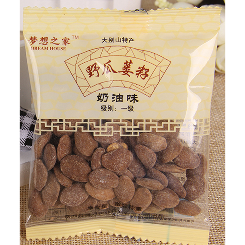 New Dabie Mountain large particles Dream home Guilou seeds 500g small package New year goods Guilou seeds Melon seeds non hanging melon seeds