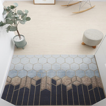 Home doormat Cartoon floor mat Door entrance silk ring foot mat can be cut carpet into the door net red household customization