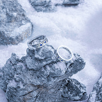 Pure silver lovers European and American Wind guard Wilderness Leopard Rings Tide men and women Personality Ornaments Ins personality Tail Ring