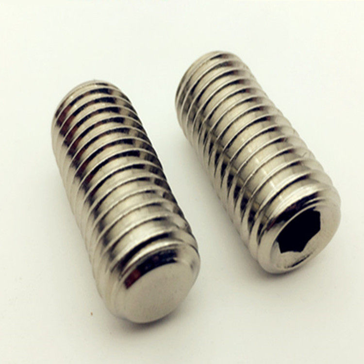 304内六角平端紧定din913无头止付螺丝gb77机米顶丝m3m4m5m6m8m10