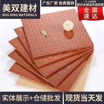 Small floor tiles Red tiles 300X300 matte non-slip kitchen balcony red cylinder brick Courtyard sub-floor tiles 30x30
