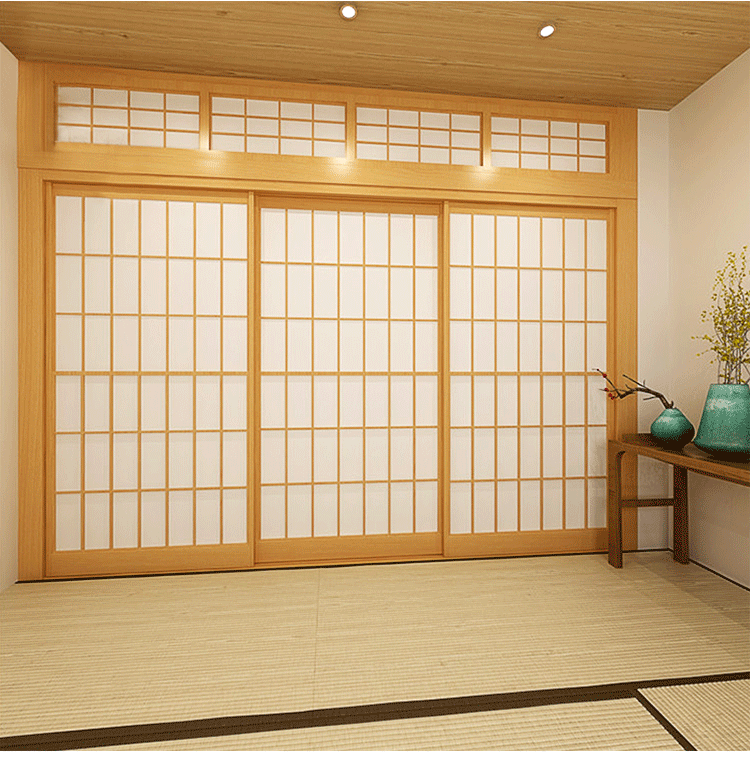 广州定制榻榻米地台推拉移门日式格子门障子门定做隔断和室门窗