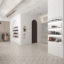 Clothing store display rack womens shop shoes and bags jewelry stainless steel shelf clothes and hats wall partition rack hanging bag