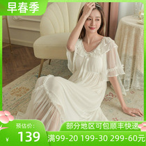 Summer ladies sleepwear with chest cushion 2022 new Modale web yarn sexy style short sleeve long style sleeping dress