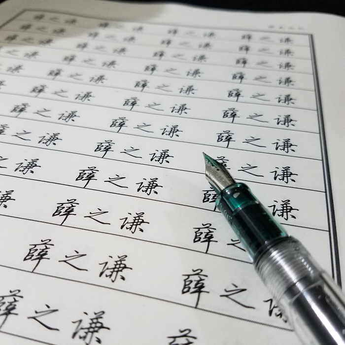 定制姓名字帖成人幼儿童名字练字帖硬笔书法钢笔描红一笔签名设计_7折