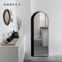 Full-length mirror Floor-to-ceiling full-body household living room large fitting mirror Wall-mounted bedroom girl net red wall-mounted cloakroom mirror