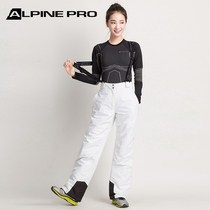 Alpine Pro male ladies outdoor thick windproof warm waterproof breathable fashion ski pants