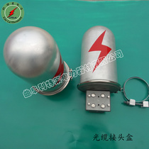 Metal hat type connector box ADSS OPGW cable connector box pole Tower 24-core 48-core fiber connection package