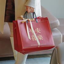Chinese New Year delivery bags New Year Happy red upscale non-woven fabric Handbags eco-friendly gift bags Packaging Gift bags