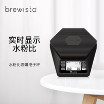 Brewista intelligent multi-mode hand-brewed coffee electronic scale Real-time indication of gouache ratio Rechargeable coffee electronic scale