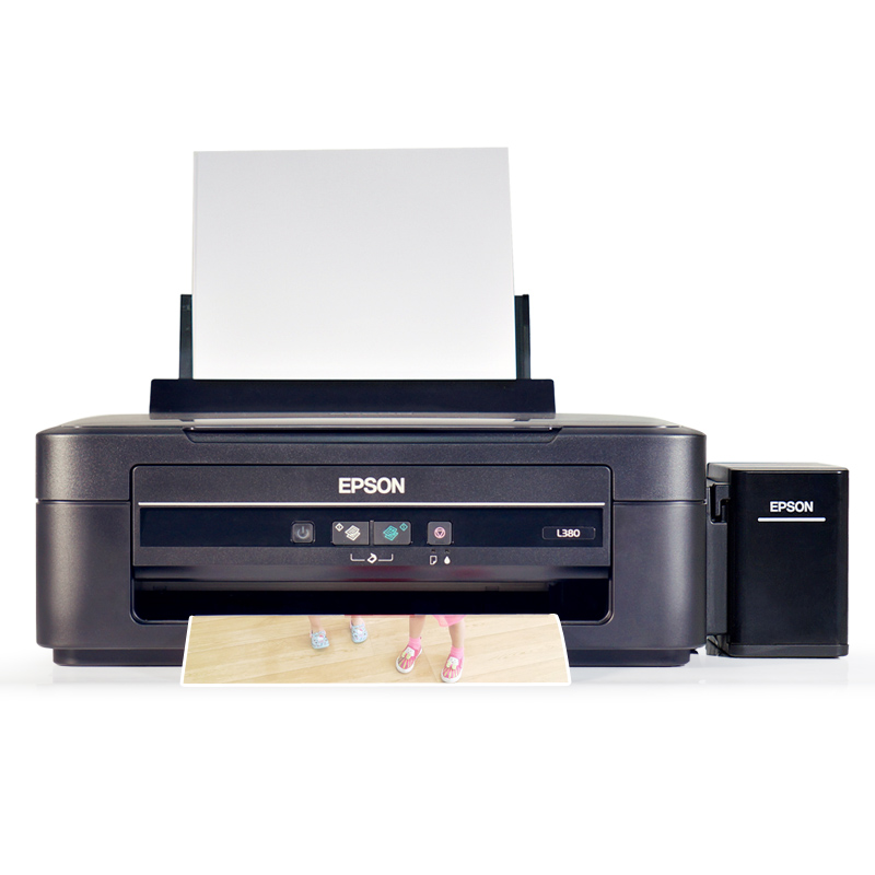 爱普生L380墨仓式彩色打印机一体机复印扫描办公家用照片 优 连供