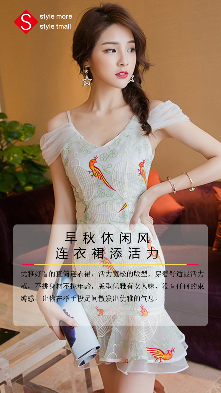 早秋休闲风,连衣裙添活力0