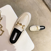 Net red bag head half slippers women 2021 new slippers summer outside wear fashion half flat flat lazy Muller shoes tide