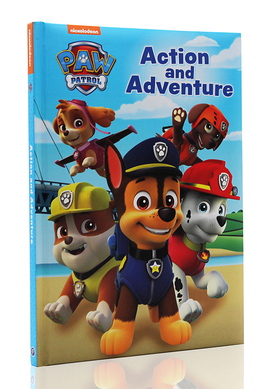 英文原版绘本paw patrol汪汪队立大功书action and adventure狗狗巡逻