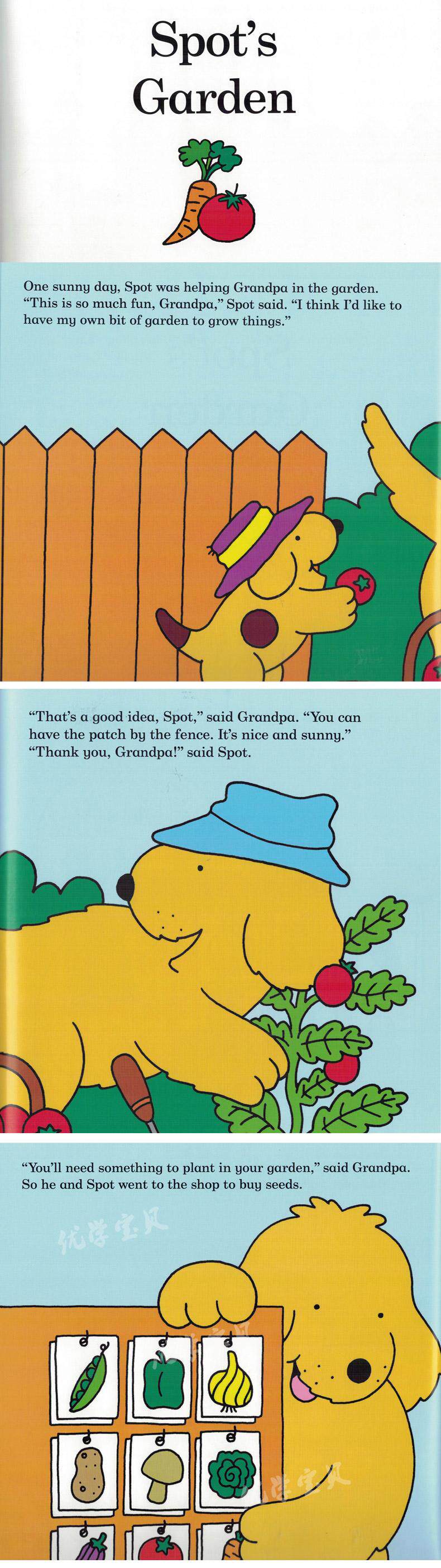 英文原版绘本 spots story treasury 小波 小玻 带cd 精装 6个故事