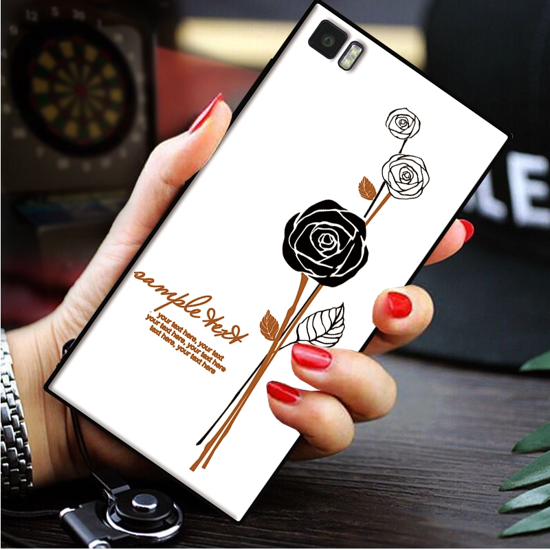 millet 3 mobile phone shell mi3 protective cover mi3w with lanyard ml3c anti-fall miui soft t tide female m13t male miui3