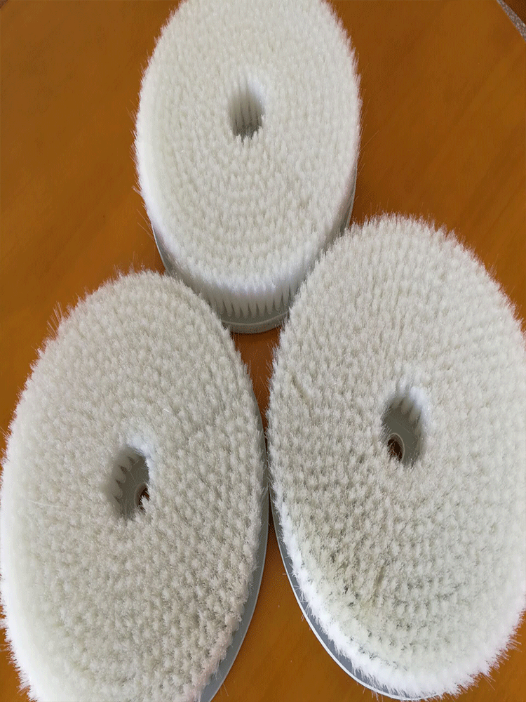 招商圆盘毛刷尼龙杜邦塑料耐磨丝可来图来样订制