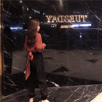 2021 New autumn clothing small fragrance Wind Fried Street Herbon Wind Casual Fashion Professional Pants Two Suits Women Autumn winter