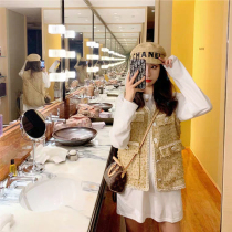 2021 New Fall Early Autumn Womens Clothing Light Extravagant high-end name Yuanyuan Temperament Tandem Dresses Superfairy womens Department of Spring and Autumn