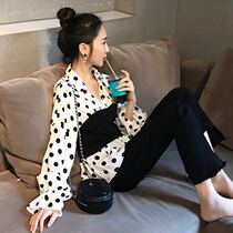 2021 New womens early fall Fried Street Careers Casual Fashion Heben Wind Ocean Gas Minus Two Suits Early Autumn