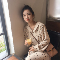 2021 New Spring Fall womens clothing light extravaganza high-end temperament Even clothes dresses fairy supersenssens autumn and winter