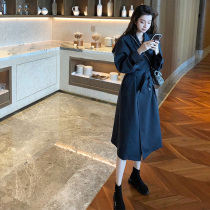 2021 new womens early autumn dress waist thin temperament French tea break first love dress Super fairy