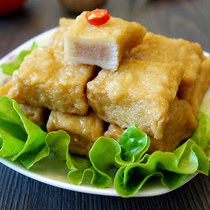 Chaoshan Pack Heart Fish Tofu 250 gr Rukee Hotpot Ingredients Bean Scoop of Shot Sesame Hot and Spicy Hot ingredients 4 pieces