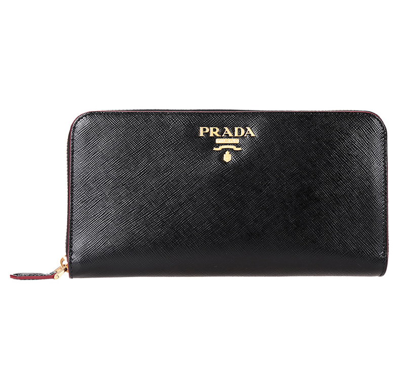 prada anticipate Prada 普拉達新款女士牛皮長款拉鏈錢包錢夾 1ML506 2EO3 F0002 pradatw