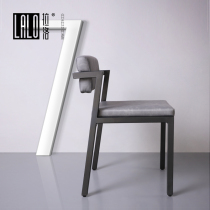 Lallo wrought iron chair casual chair simple modern single backrest chair minimalist single chair design 7-character Chair