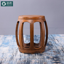 Redwood furniture chicken wings round bench solid wooden doorway changing shoe stool sofa bench