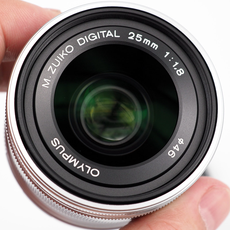 奥林巴斯 微单相机25mm f1.8大光圈镜头 遮光罩 镜头盖 uv镜46mm