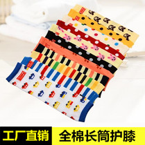 Newborn Care Kneecap Warm Full Cotton Baby Kneecap Cover Anti-Fall Baby Long Silo Socks Cover Spring Autumn Kid Crawl Kneecap