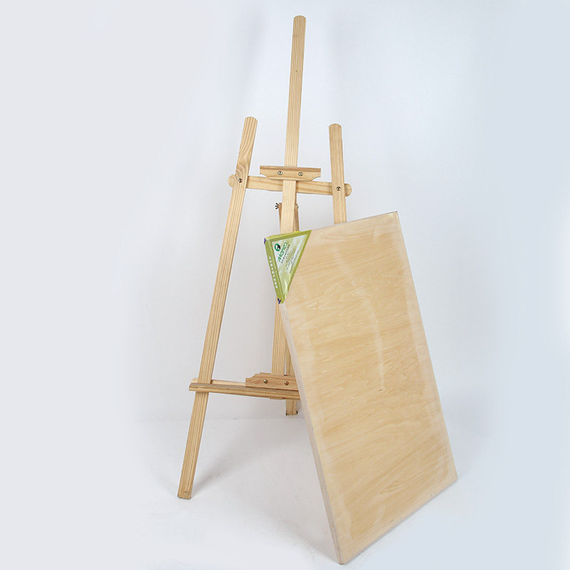 包邮马利画板4k带手提四开画板椴木画板绘画美术素描水粉木质画板_双