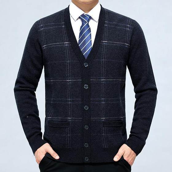 New winter style men's autumn pure velvet open sheep 8378-B+ plaid shirt middle-aged and elderly father's suit large size sweater sweater
New winter style men's autumn pure velvet open sheep 8378-B+ plaid shirt middle-aged and elderly father's suit large size sweater sweater