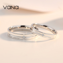 vana Sterling Silver Couple Velvet Ring Pair Unisex Minor Design Lightweight Pair Ring Premium Feeling Birthday Gift