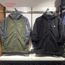 Li Ning 2018 autumn and winter new stormtrooper mens and womens three-in-one sports windproof waterproof warm windbreaker jacket