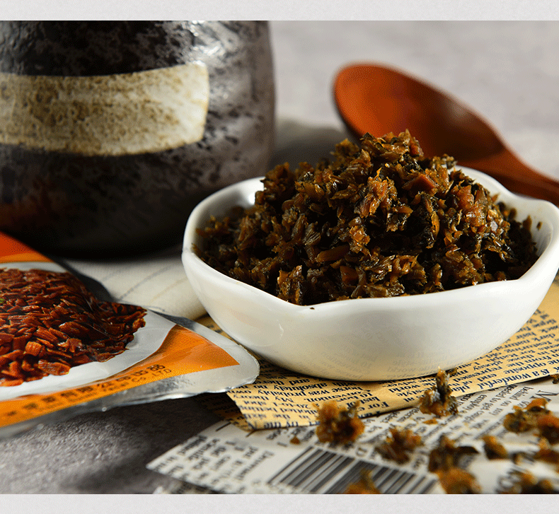 四川特产宜宾碎米芽菜100g*10袋