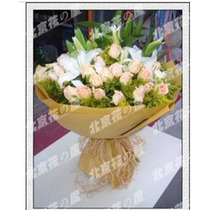 33 champagne roses delivery flowers Beijing champagne roses Beijing flowers direct delivery