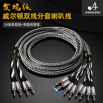 ATAUDIO Wilton line partials single crystal plated copper with silver binary four silver mixed speaker wire original