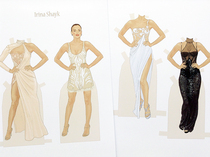 Irina Shayk Irina Shayk vintage paper doll Dressup paper doll Dressup