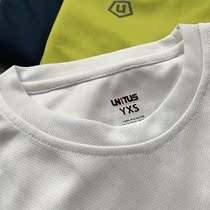 Childrens quick-drying clothes 2021 summer clothes T-shirt boys and girls mesh fashion sports thin short sleeve T-shirt