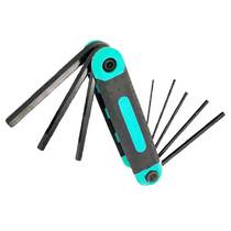 The 6 - angle 6 - angle repair tool in the folding inner hexagonal wrench package metric plum screwdriver