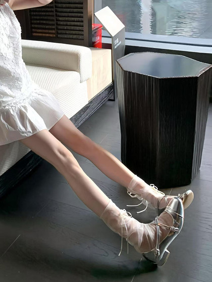 2 쌍의 신제품, 여름 얇은 공기 감지 울트라 얇은 메쉬 양말, 나비 리본, 투명한 피부 및 순수한 스타일 2 쌍의 신제품, 여름 얇은 공기 감지 울트라 얇은 메쉬 양말, 나비 리본, 투명한 피부 및 순수한 스타일
