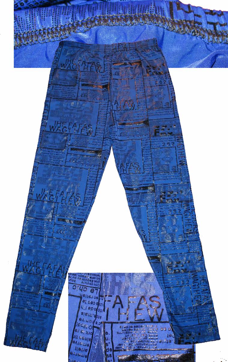 款打底裤韩国显瘦复古款报纸仿牛仔裤人像印花legging