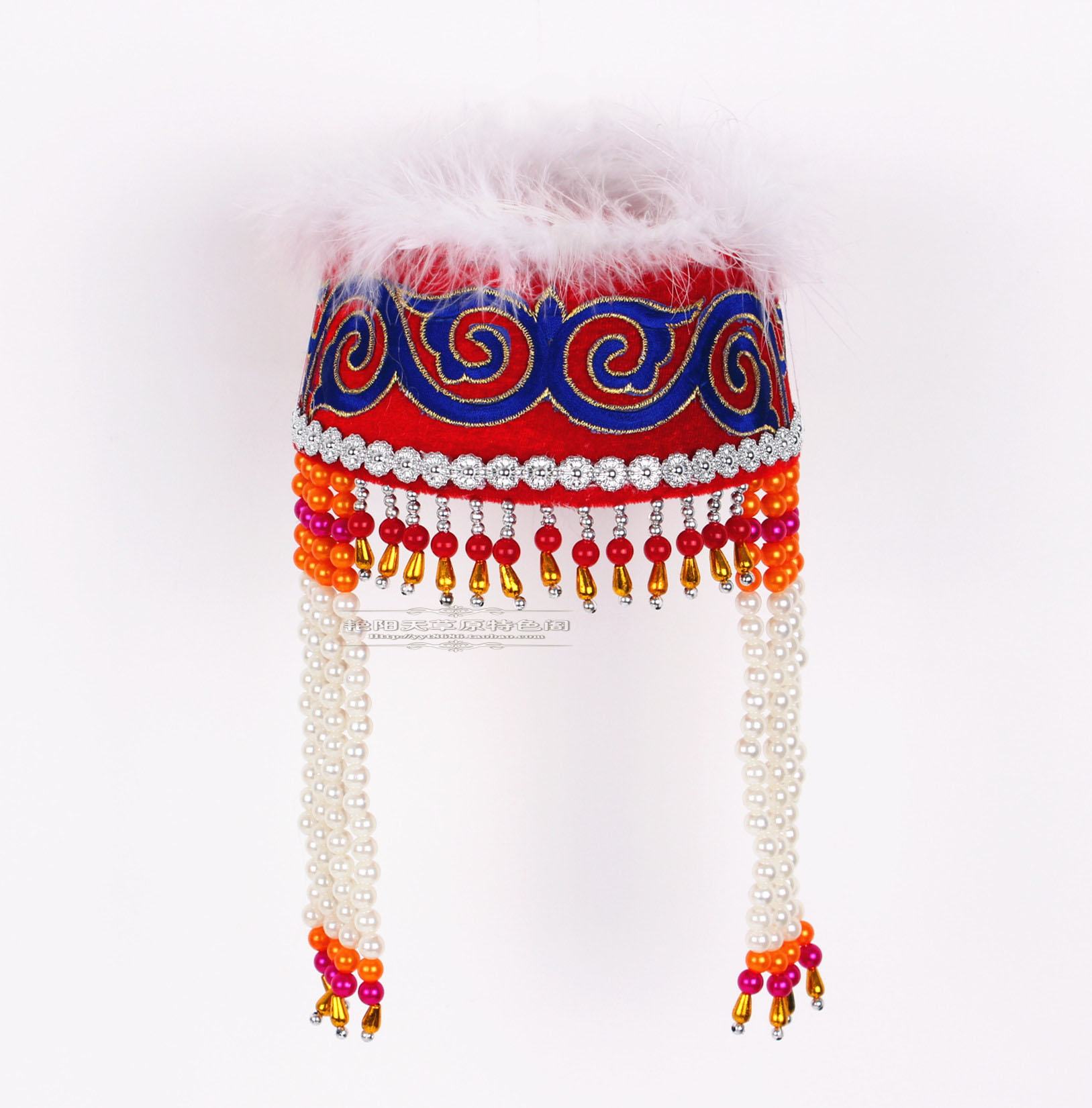 儿童蒙古族头饰帽 香妃公主帽