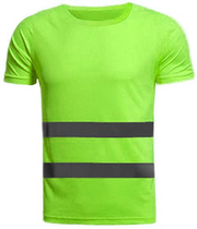 Reflective T-shirt quick-drying men and women short sleeve custom quick-drying construction floor reflective clothing safety clothing riding advertising work clothes