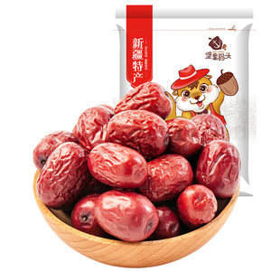 坚果码头 若羌灰枣500g红枣新疆特产特级大枣零食拍三件立减
