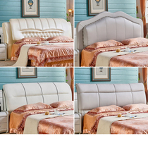 Headboard soft bag European-style double bed 1 8 meters simple modern headboard leather headboard backrest solid wood headboard