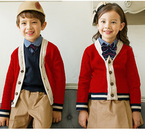 Primary school uniform Class uniform Spring and autumn mens and womens childrens clothing British College Choral performance Kindergarten garden uniform Childrens suit